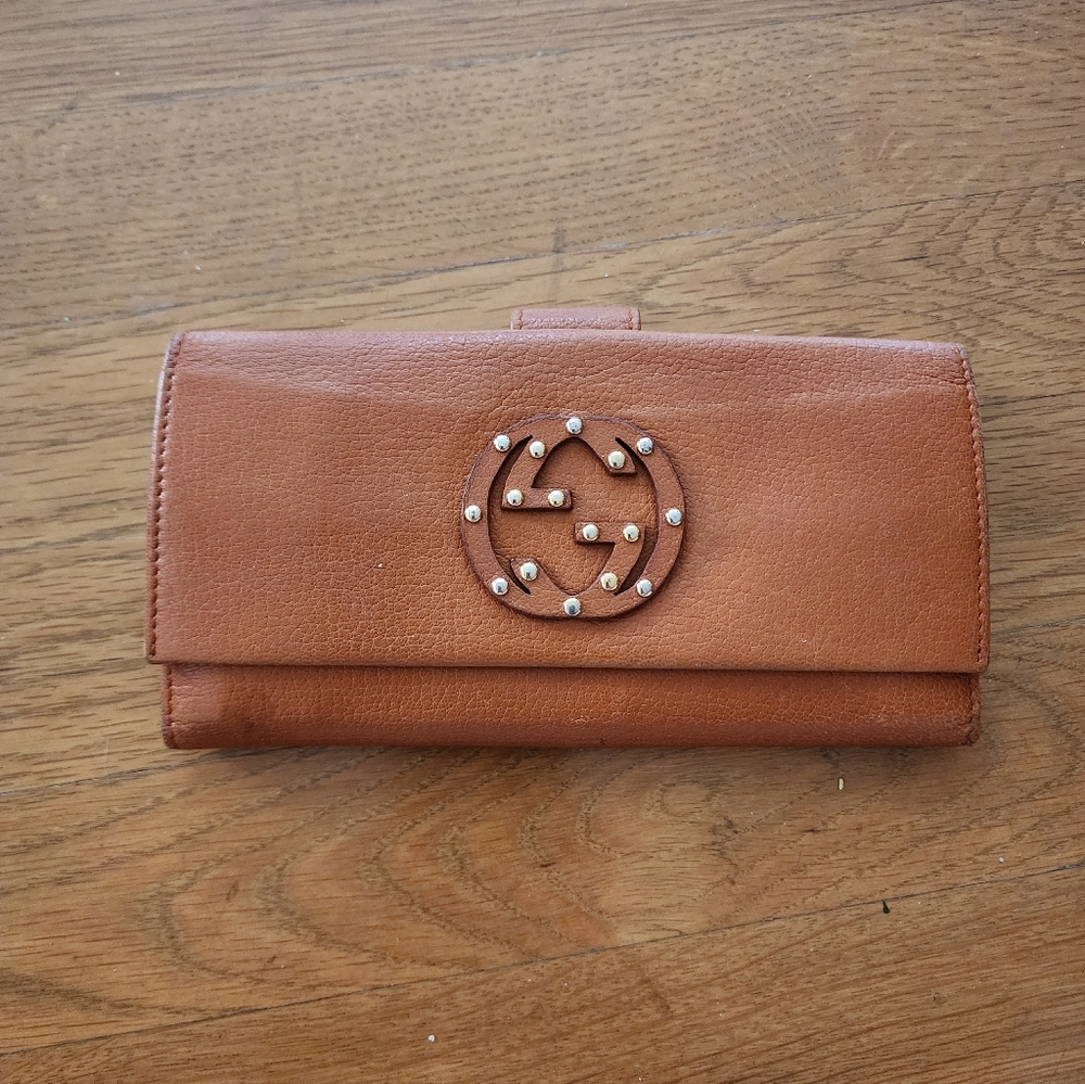 Gucci Tan Leather Women's Wallet - Picture 1 of 13